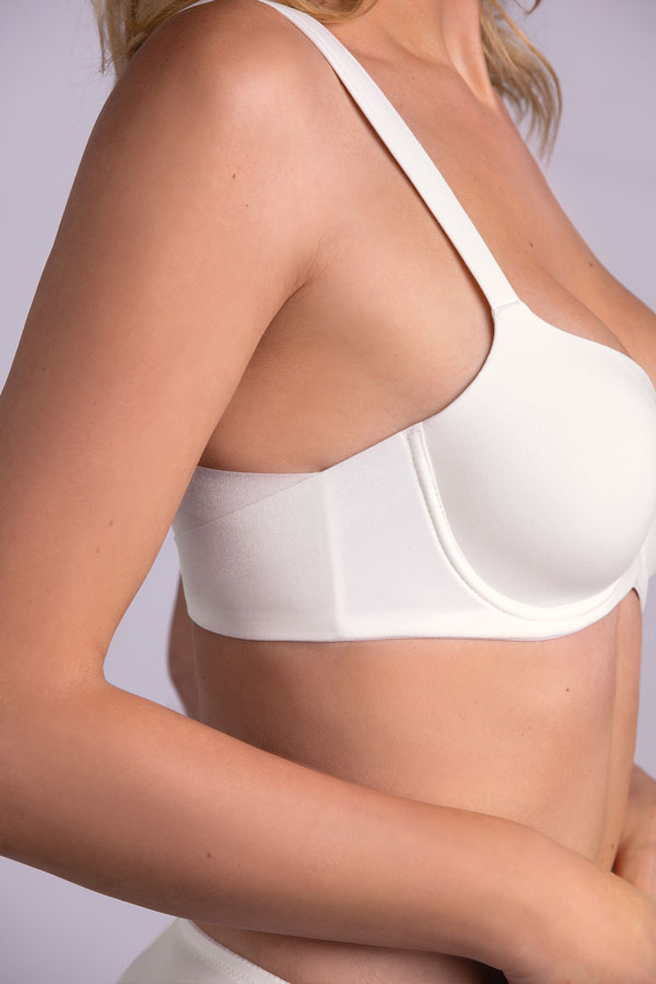 Collection Natural Style - Non-wired soft padded cup bra and Brief